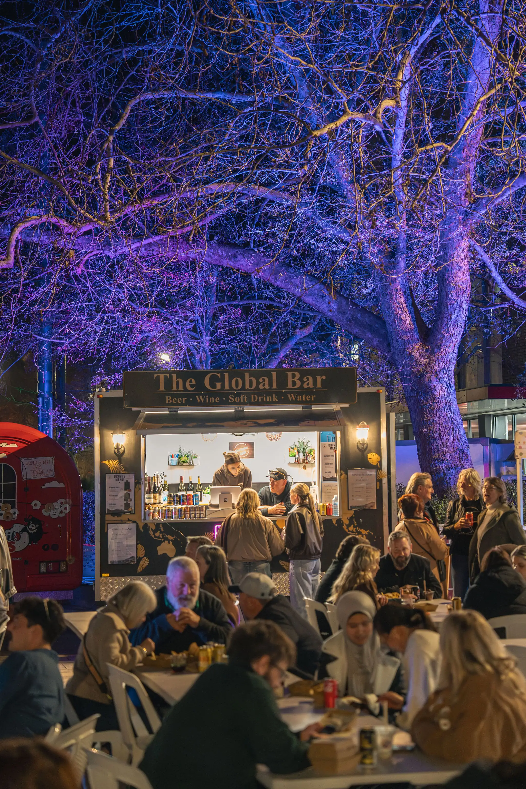 Delicious multicultural food Tasmania stallholder